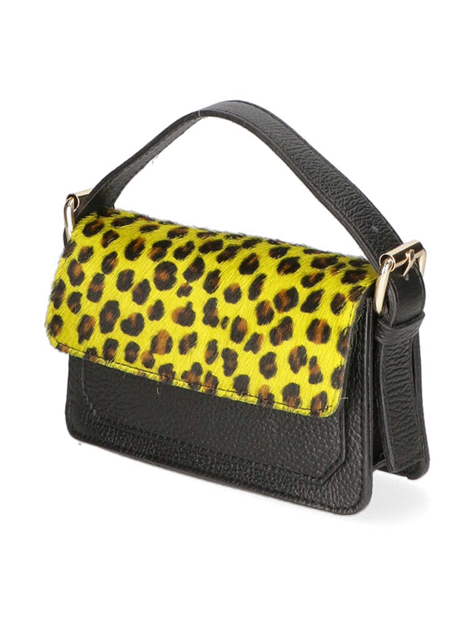 Aleide Borsa a mano da donna Vera pelle 04858-LEO P GIALLO Gave Lux