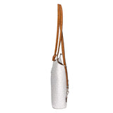 Chanel 3005-01 BIANCO 06 CUOIO Zaino da donna in vera pelle Gave Lux