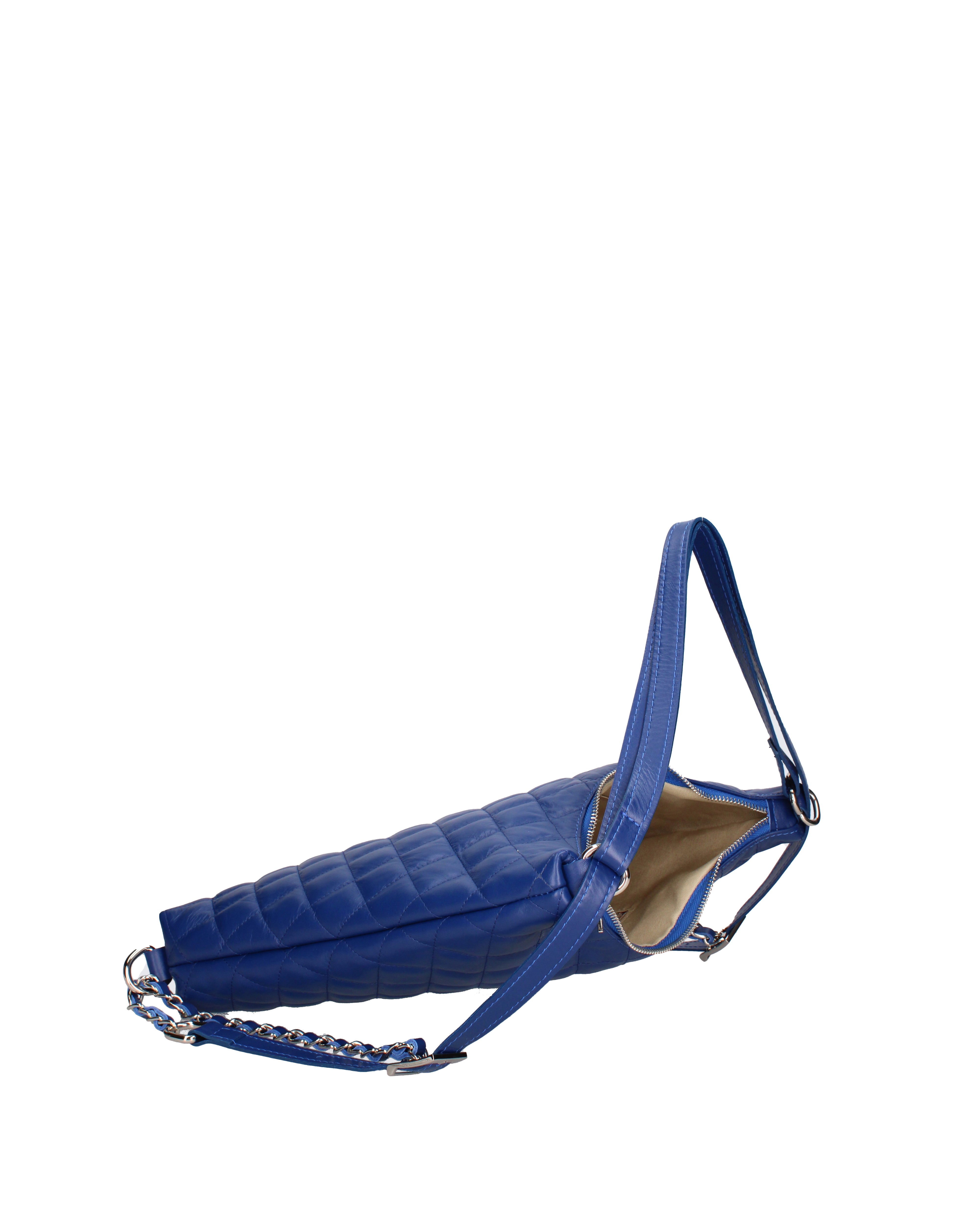 Borsa a spalla convertibile in zaino Vera pelle 07144-S22 BLUETTE Roberta Rossi