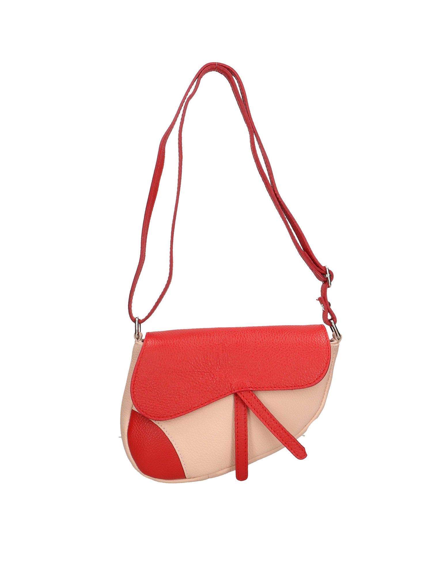 Sylvana Borsa a tracolla da donna Vera pelle 193034-ROSSO+ROSA Gave Lux