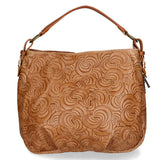Lumelia Borsa a mano da donna Vera pelle 80013-031 CUOIO SCURO Gave Lux