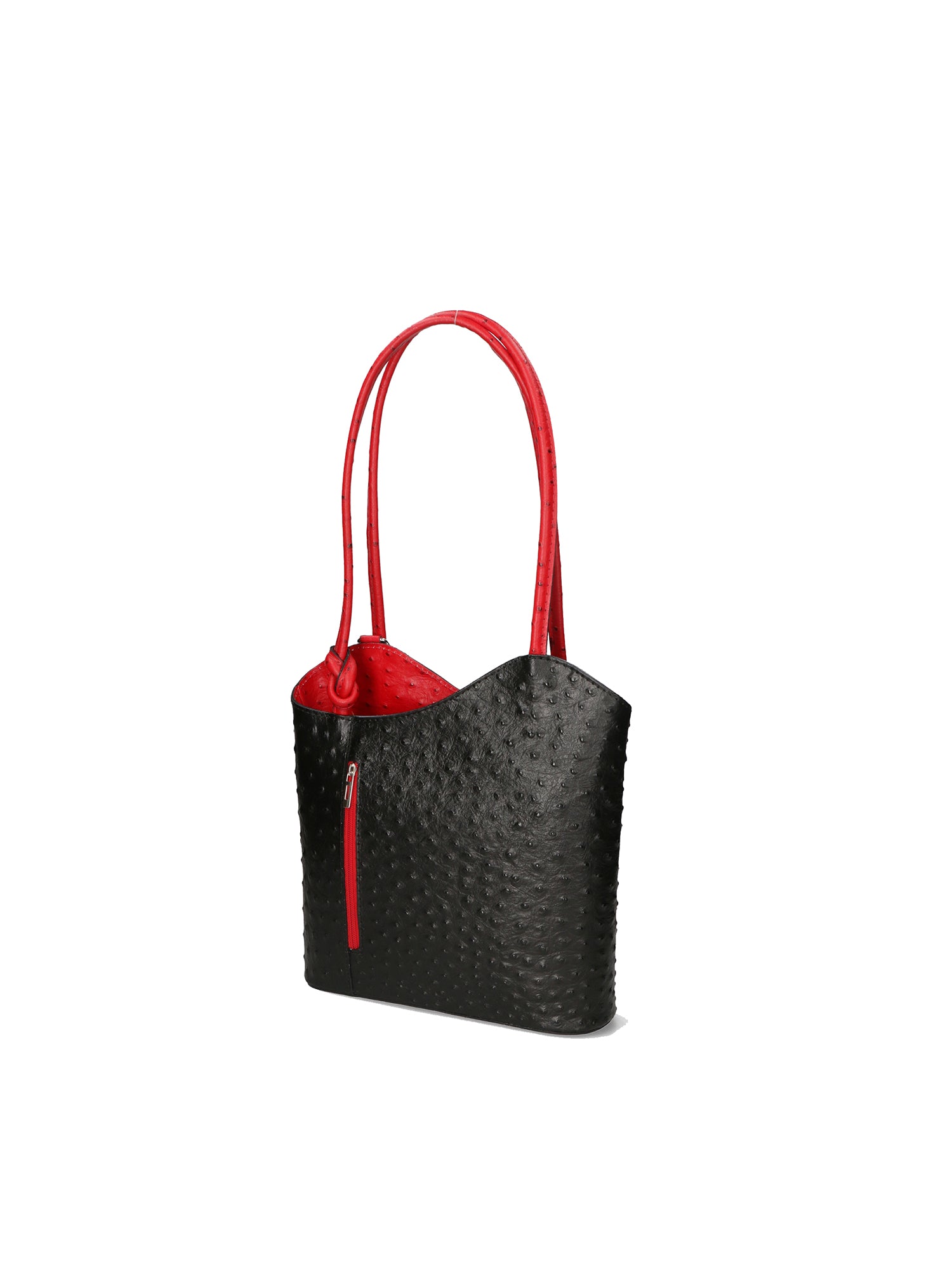 Chanel 3005-20 NERO 12 ROSSO Zaino da donna in vera pelle Gave Lux