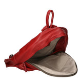 Cloe Zaino da donna in vera pelle Artigianale 6161-S10 ROSSO Gave Lux
