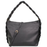 Umbria Borsa a spalla da donna Vera pelle 07169-NERO BLACK Gave Lux