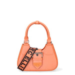 Borsa a mano da donna 100% PVC FLAT-CIRCLE-DARK RUST - BRUSH CDF Marc Ellis