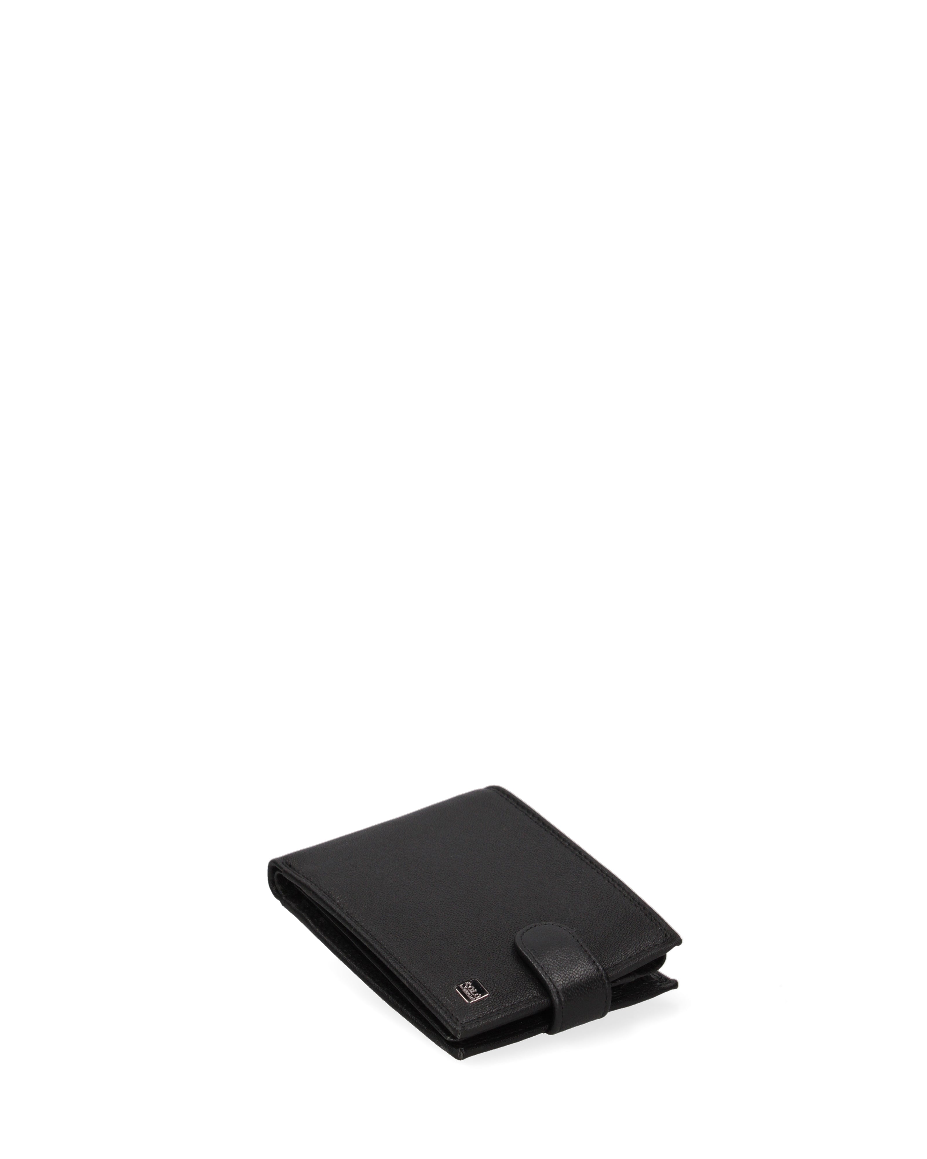 Portafoglio uomo in vera pelle Casual K35358P032-NERO Solo Soprani