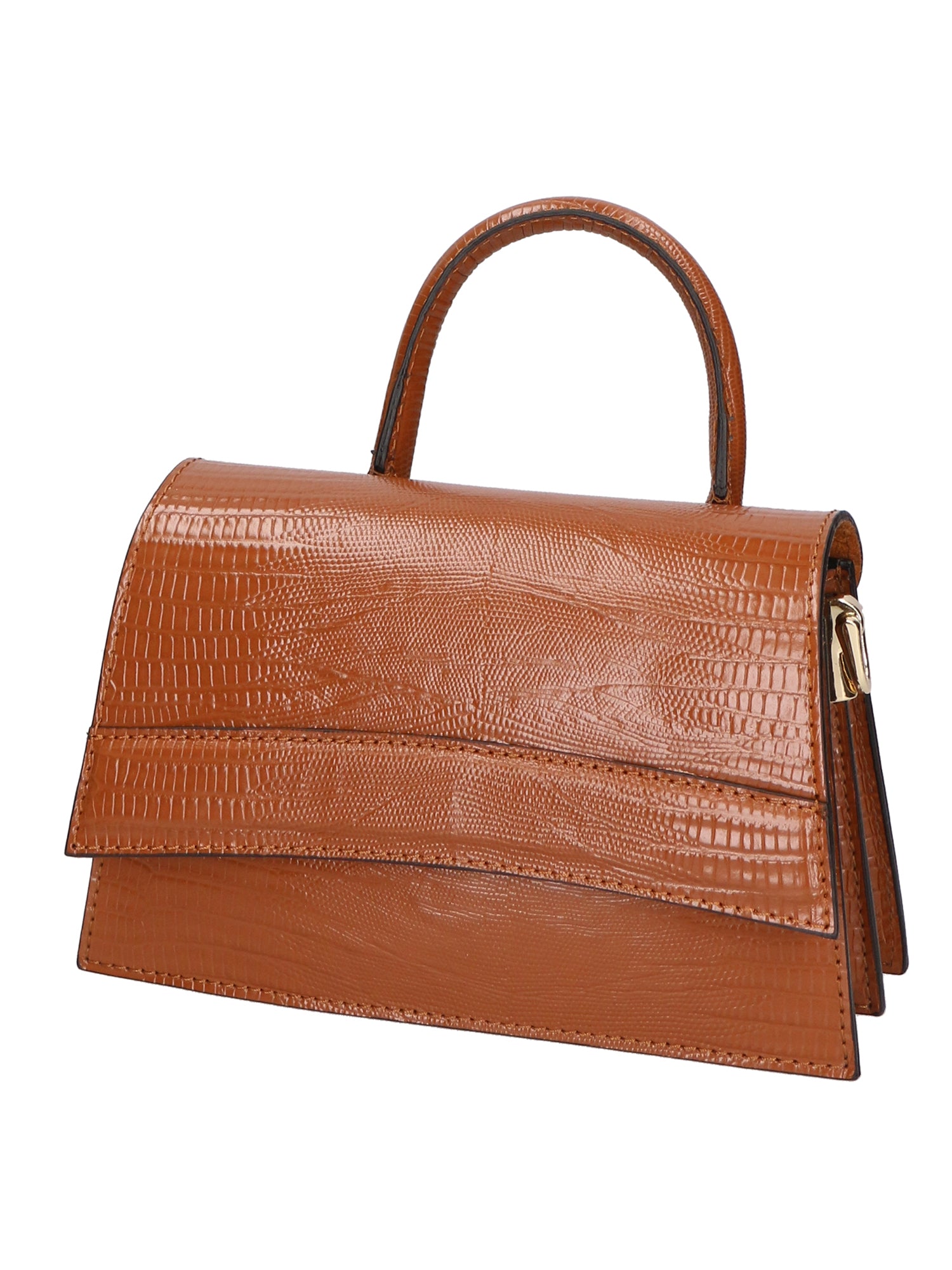 Ariel Borsa a mano da donna Vera pelle 05458-LU17 CUOIO COGNAC Gave Lux