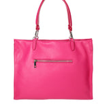Borsa a mano da donna 100% vera pelle 07138-D02 FUXIA Roberta Rossi