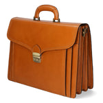 Nevio 7010-CUOIO COGNAC Borsa da lavoro uomo in pelle Gave Lux
