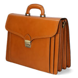 Nevio 7010-CUOIO COGNAC Borsa da lavoro uomo in pelle Gave Lux