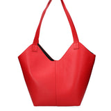 Borsa a mano da donna Vera pelle 07231-D58 ROSSO FUOCO Roberta Rossi
