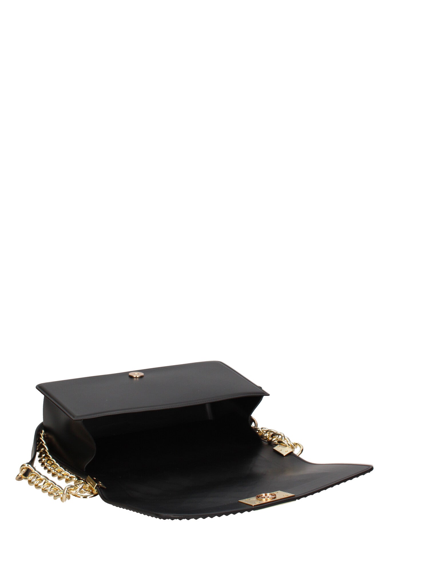 Borsa a mano donna 100% gomma FLAT PENKA M-BLACK-GOLD Marc Ellis
