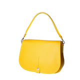 Sabina Borsa a spalla da donna Vera pelle 07139-D04 GIALLO Viola Castellani