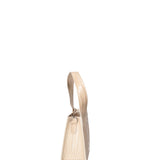 Borsa a mano da donna Vera pelle effetto cocco 07220-C37 BEIGE Roberta Rossi