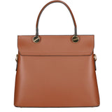 Borsa a mano da donna 100% vera pelle 7708-L131 MARRONE Gave Lux