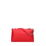 Borsa a spalla da donna Vera pelle 07141-D58 ROSSO FUOCO Viola Castellani