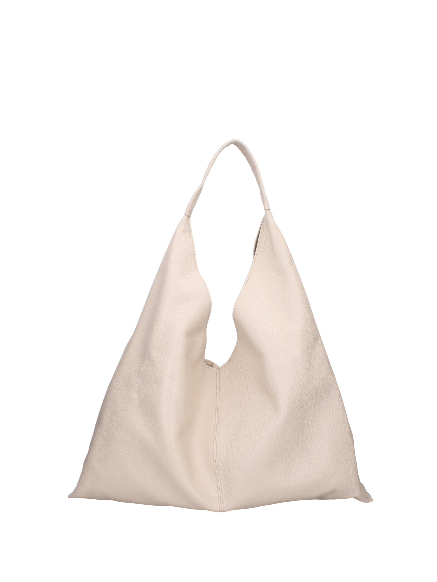 Borsa a mano da donna 100% vera pelle 07209-D37 LATTE Roberta Rossi