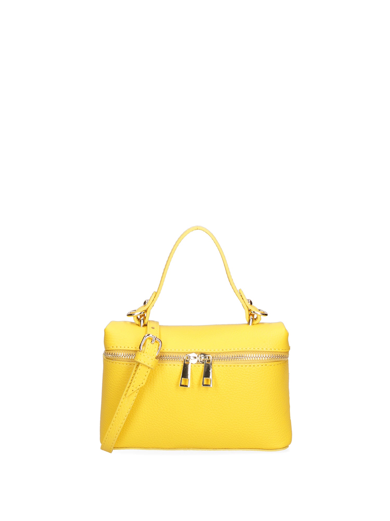 Borsa a mano da donna Vera pelle 07160-D504 YELLOW Roberta Rossi