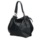 Ereba Borsa a mano da donna Made in Italy 100% pelle 3305-S24 BLU JEANS Gave Lux