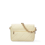 Borsa a spalla da donna Ecopelle DC3122-2-YELLOW Diana&co