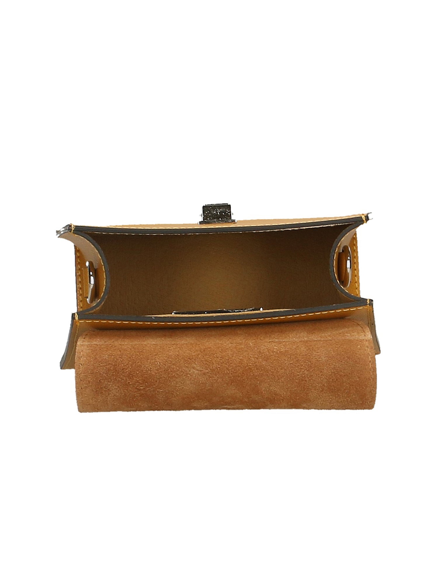 Eolara Borsa a spalla da donna Vera pelle 193842-SENAPE Gave Lux