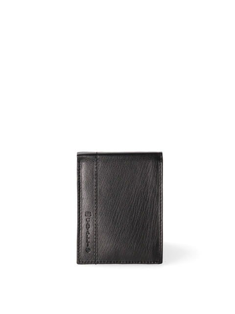 Portafoglio uomo in vera pelle Casual BC410-288-NERO
