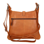 Borsa a tracolla da uomo in vera pelle RFID HILB-6169-CUOIO Hill Burry