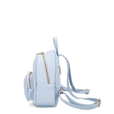 Zaino da donna in pelle vegana Casual 715-2PT-LIGHT BLUE Diana&co
