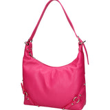 Fiorenza Lux Borsa a spalla da donna Vera pelle 07140-D02 FUXIA Viola Castellani