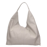 Ginger Borsa a spalla da donna Vera pelle 05788-D86 GRIGIO PERLA Gave Lux