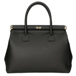 Aleria Borsa a mano da donna Vera pelle 8005-D28 NERO Gave Lux