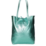 Íris Borsa a mano da donna Vera Pelle 07565-L037 TURCHESE Gave Lux