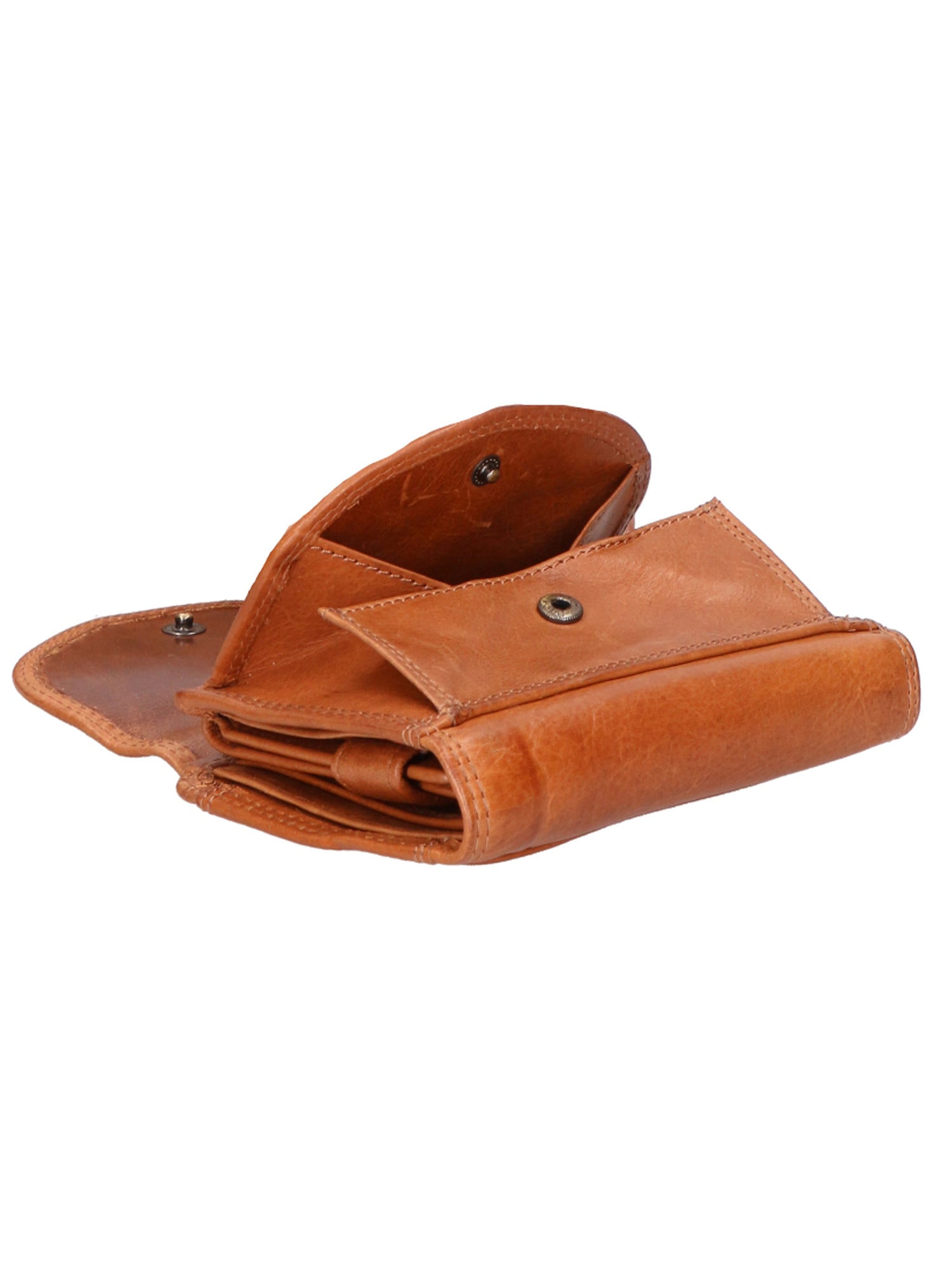 Portafoglio unisex vera pelle Made in Italy Vacchetta Ingrassata SN2827947-TAN Santini Firenze