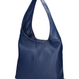 Aria Borsa a mano da donna 100% pelle 07029-D24 BLU JEANS Gave Lux