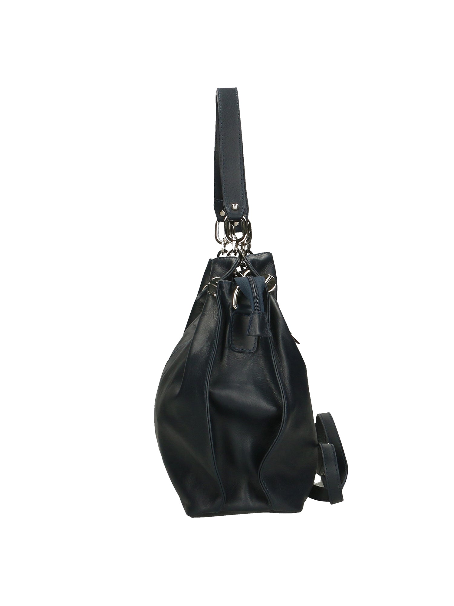 Ereba Borsa a mano da donna Made in Italy 100% pelle 3305-S24 BLU JEANS Gave Lux