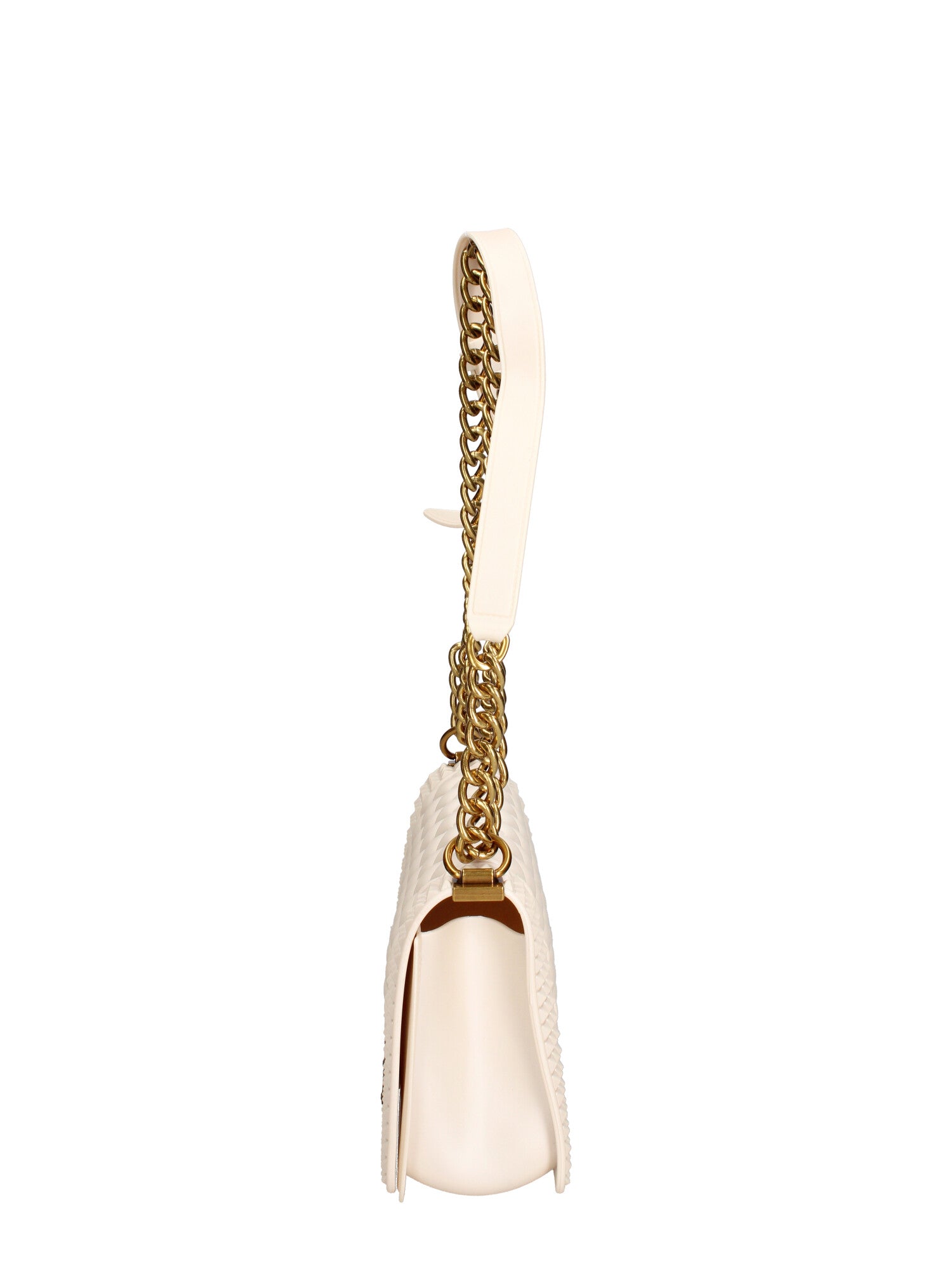 Borsa a mano donna 100% gomma FLAT PENKA M-WHITECAP-LIGHT OTTONE Marc Ellis