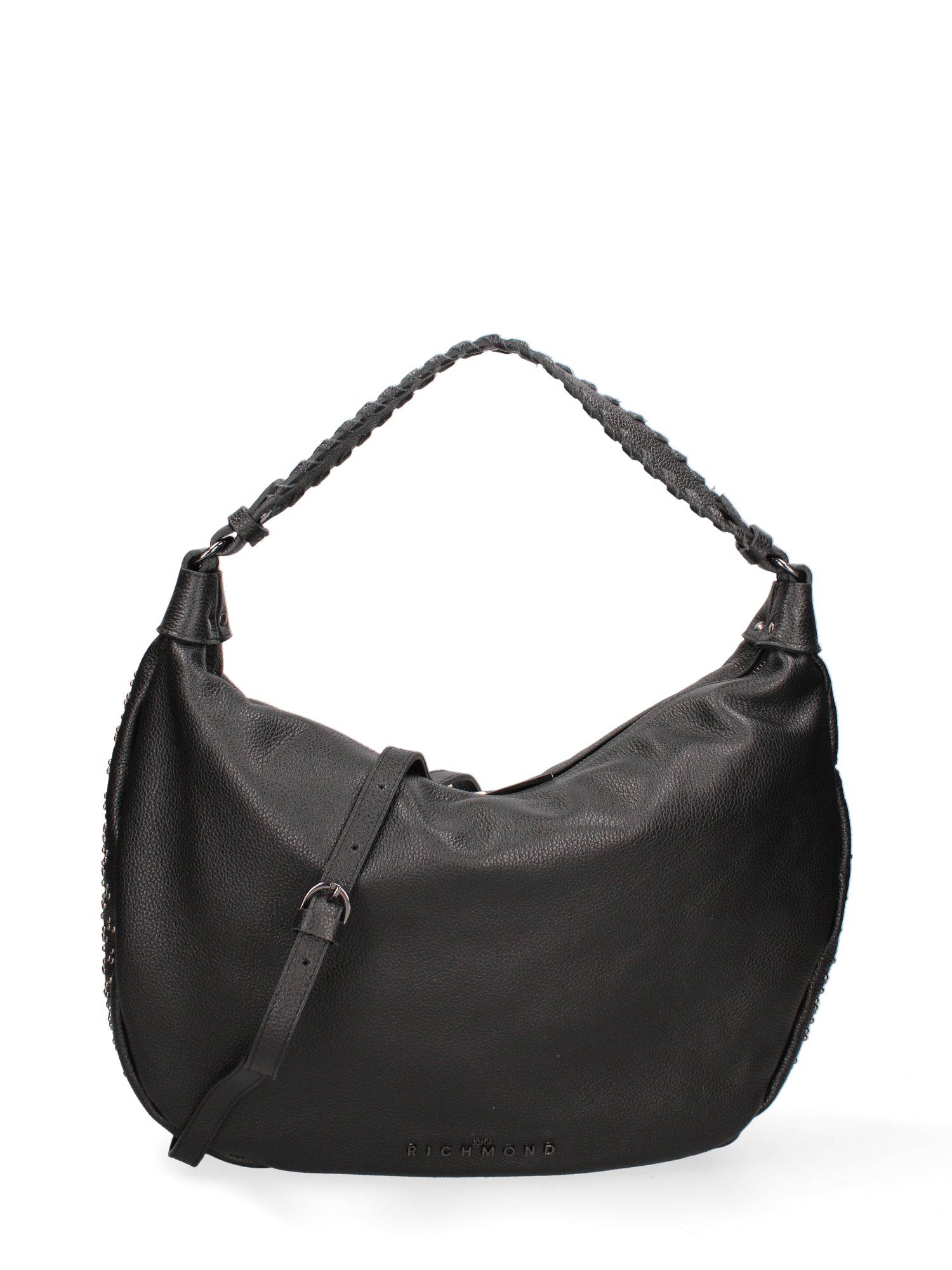 Borsa a spalla da donna Vera pelle JR-W-1074-BLACK-CDF John Richmond