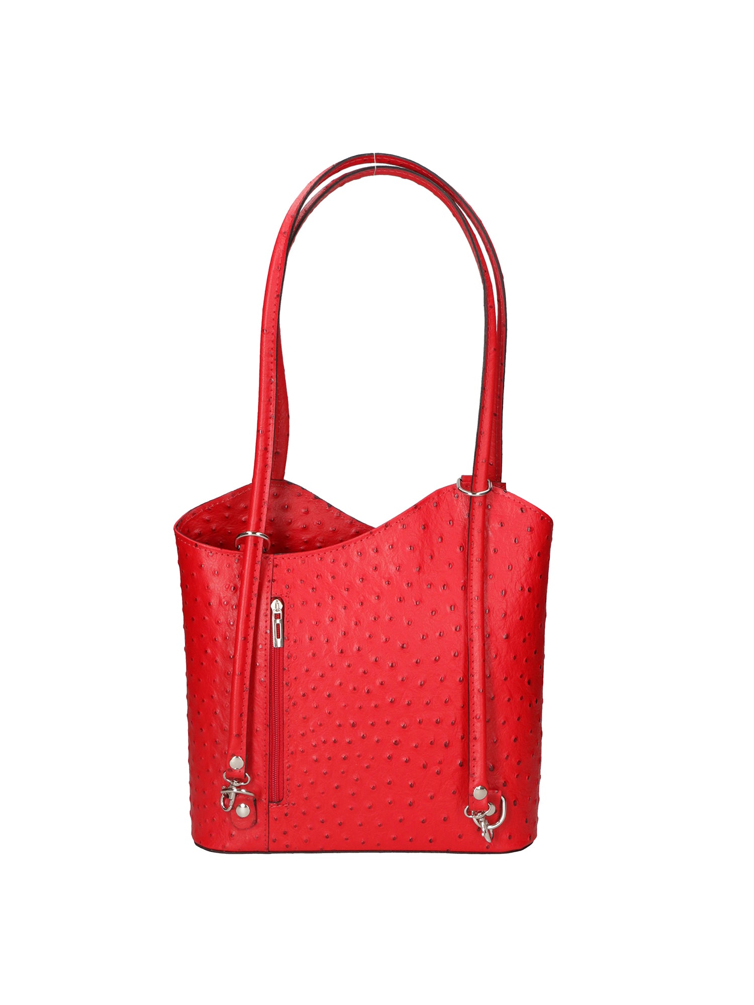 Chanel 3005-11 ROSSO Zaino da donna in vera pelle Gave Lux