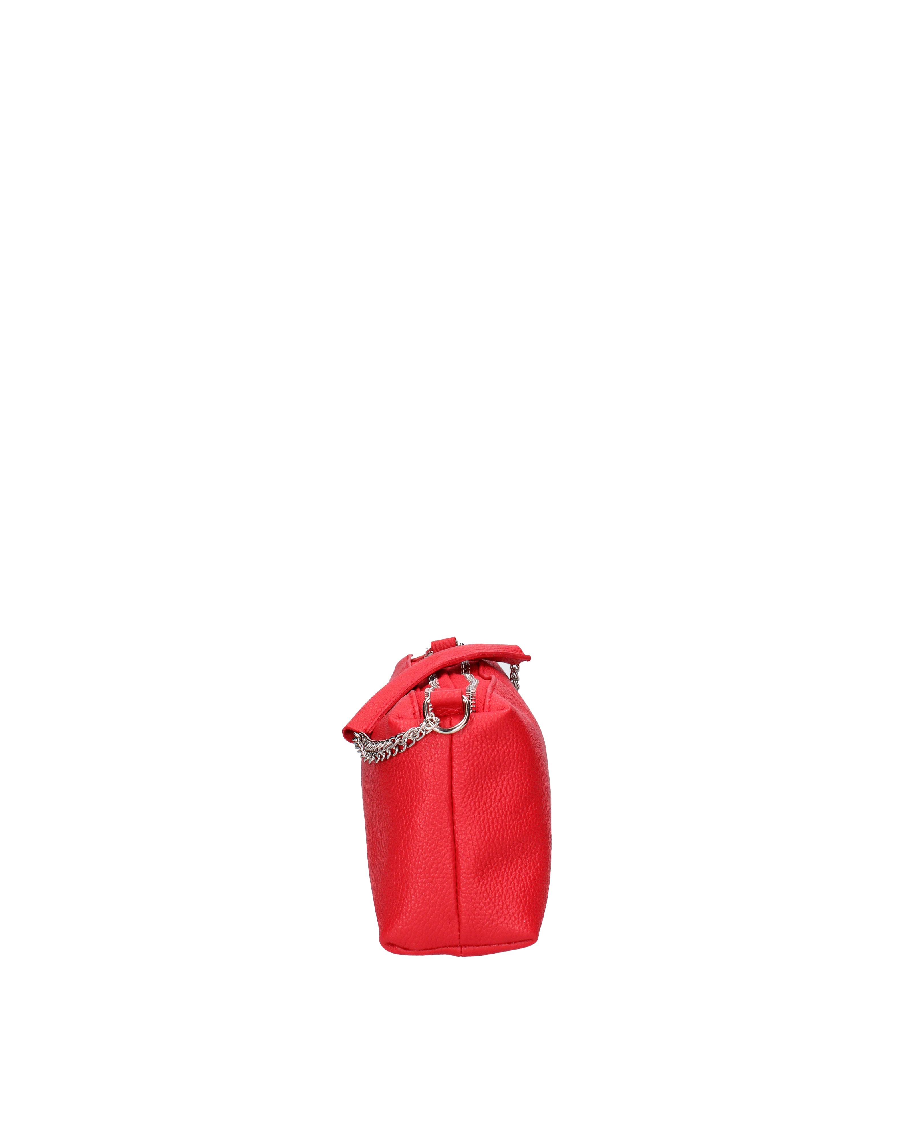 Borsa a spalla da donna Vera pelle 07141-D58 ROSSO FUOCO Viola Castellani