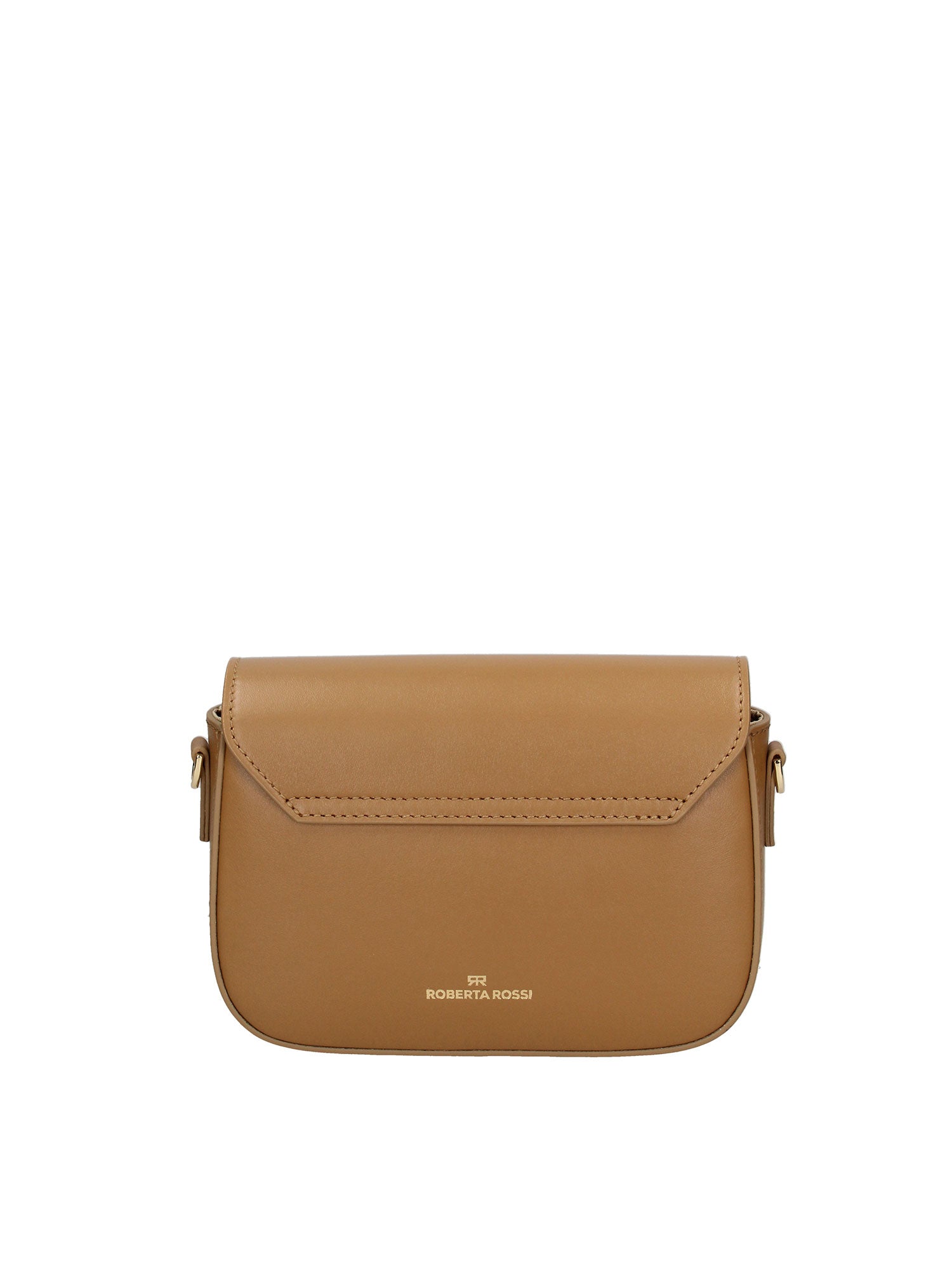 Borsa a tracolla da donna Vera pelle ROB8-SALTED CARAMEL Roberta Rossi
