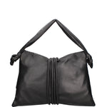Borsa a spalla da donna Vera pelle 07171-NERO Viola Castellani