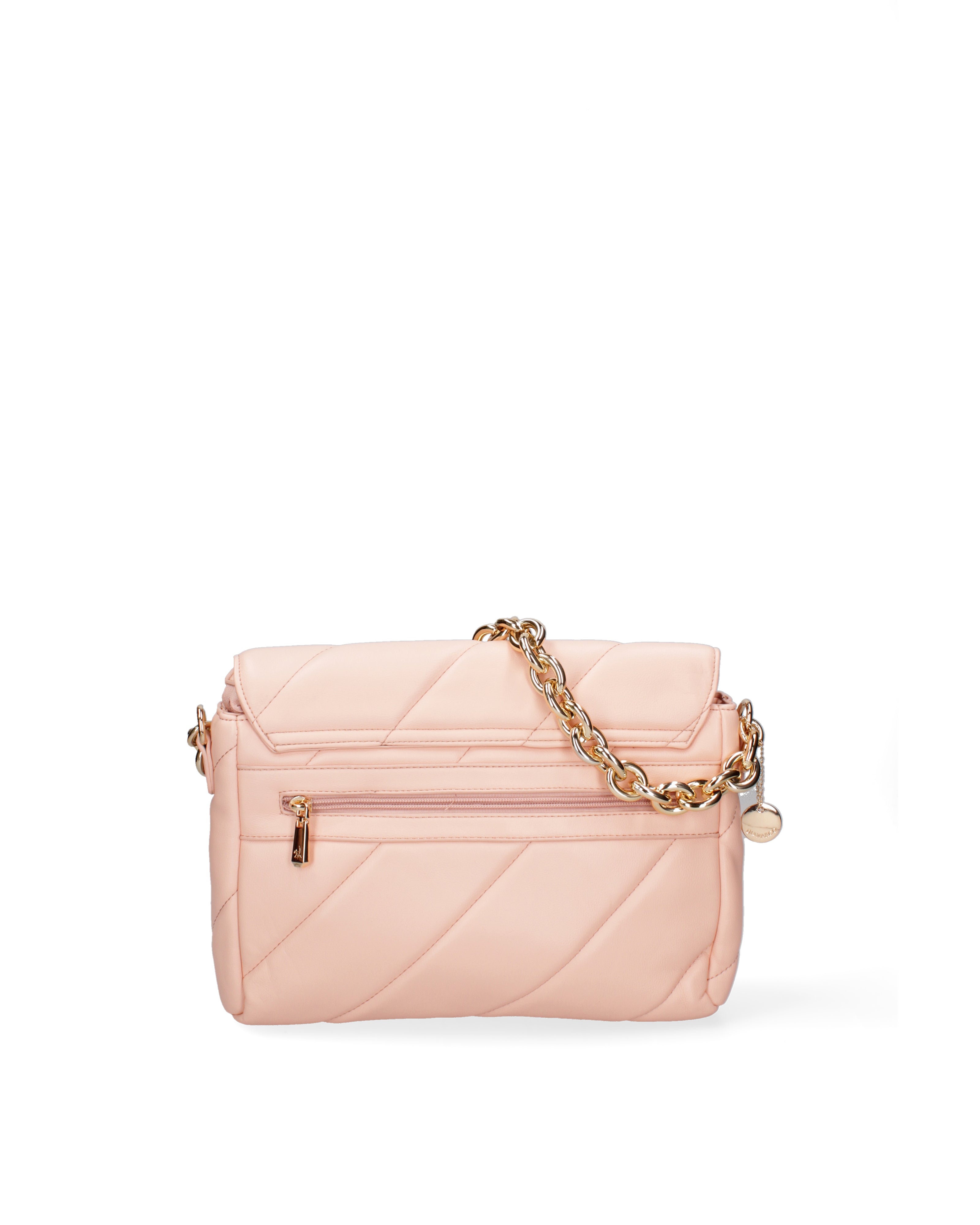Borsa a spalla da donna Ecopelle DC3122-2-PEACH Diana&co
