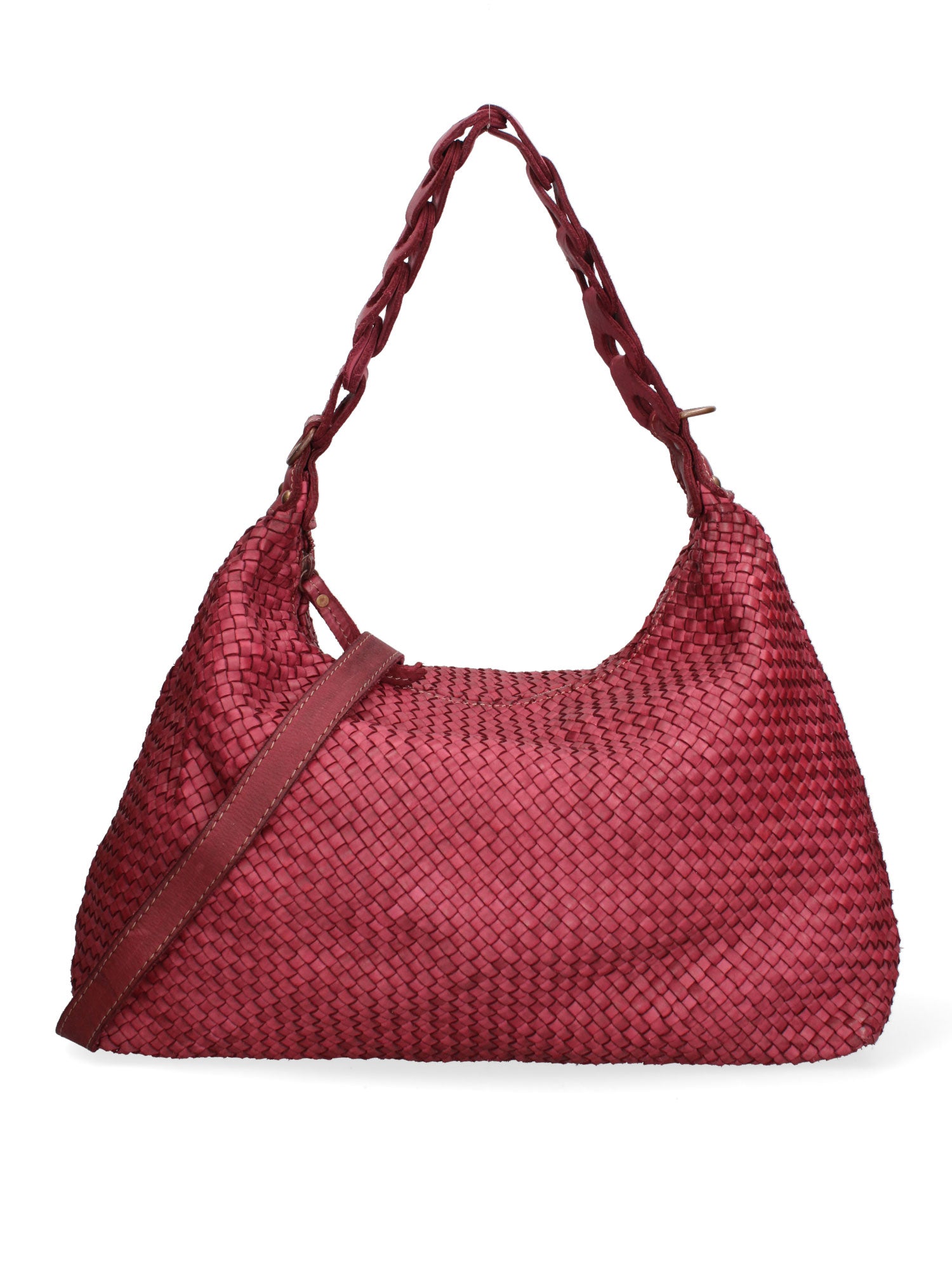 Asteria Borsa a spalla da donna Vera pelle 7799-BORDO Gave Lux