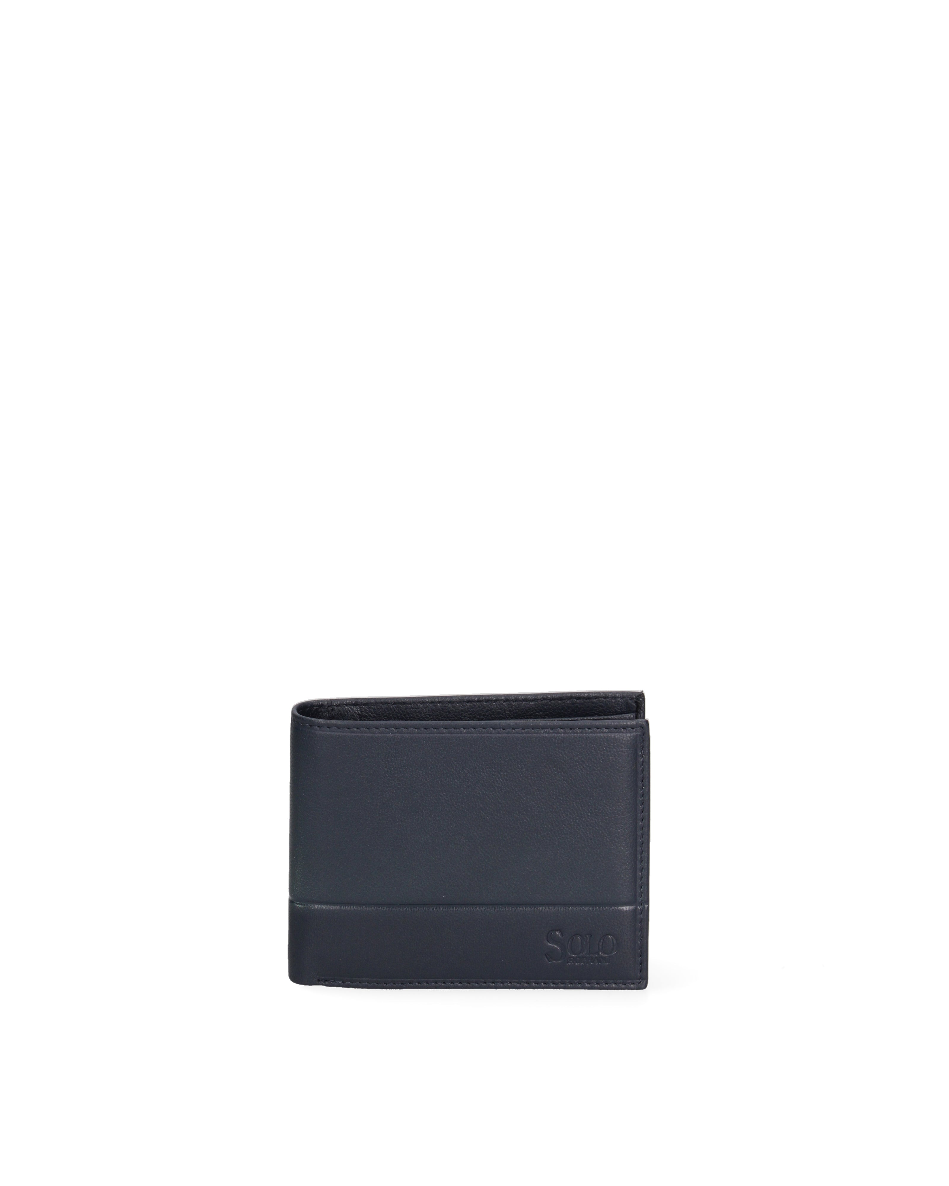 Portafoglio uomo in vera pelle Casual K35236P029-NAVY Solo Soprani
