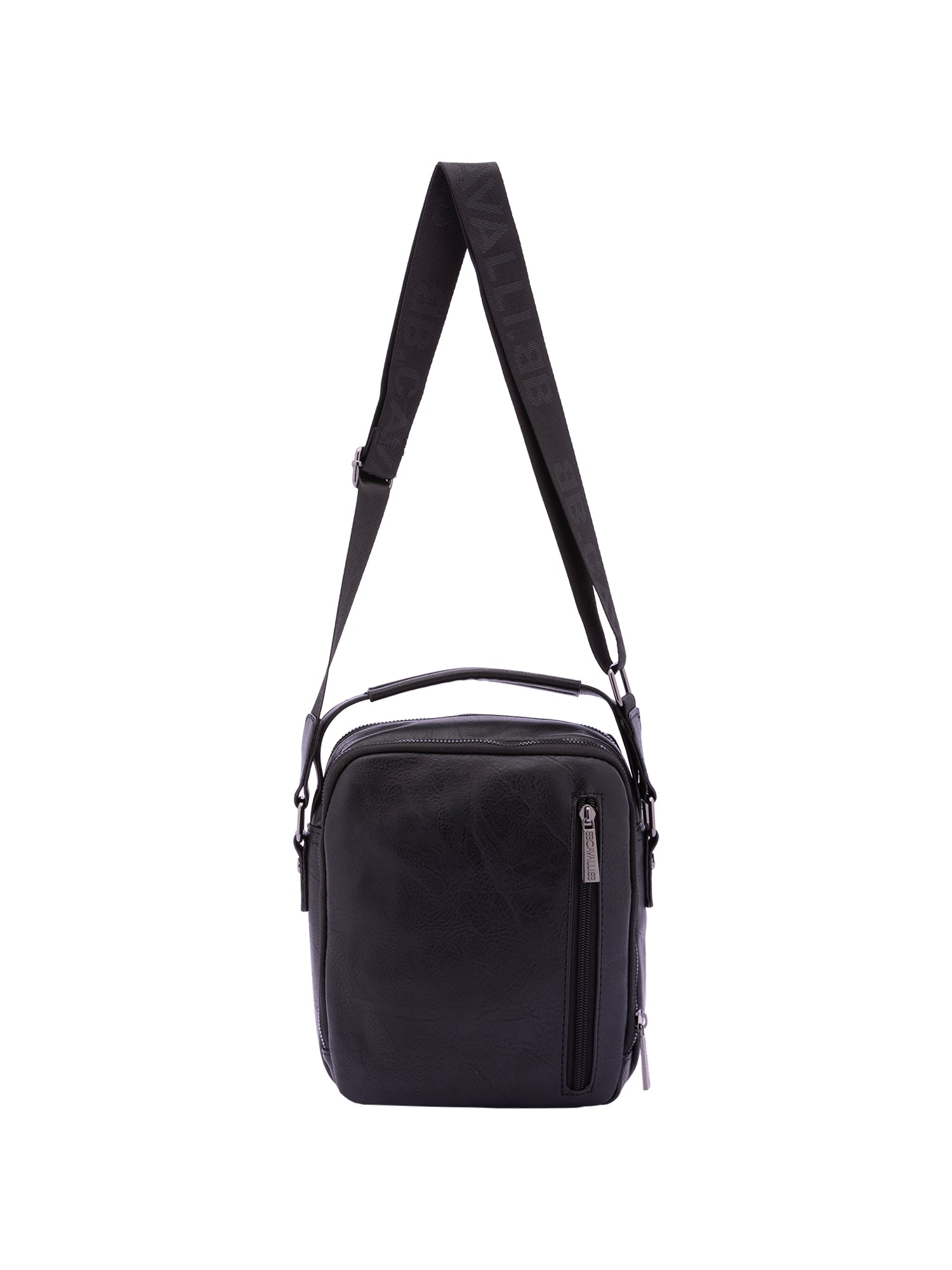 Borsa a tracolla uomo Ecopelle e poliestere BC1193-NERO B Cavalli