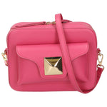 Ilenia Borsa a tracolla da donna 100% pelle 06013-L282 CARMINE Gave Lux