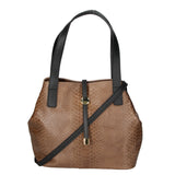 Clarissa Borsa a mano da donna Vera pelle 5276-009 TAUPE SCURO Gave Lux