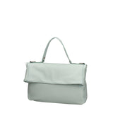 Borsa a spalla da donna Vera pelle 07159-D102 CIELO Viola Castellani