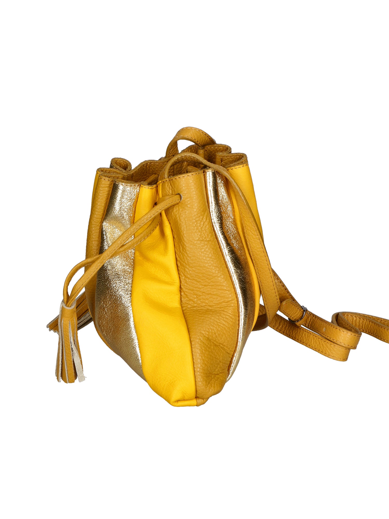 Elysia Borsa a spalla da donna Vera pelle 552043-SENAPE Gave Lux