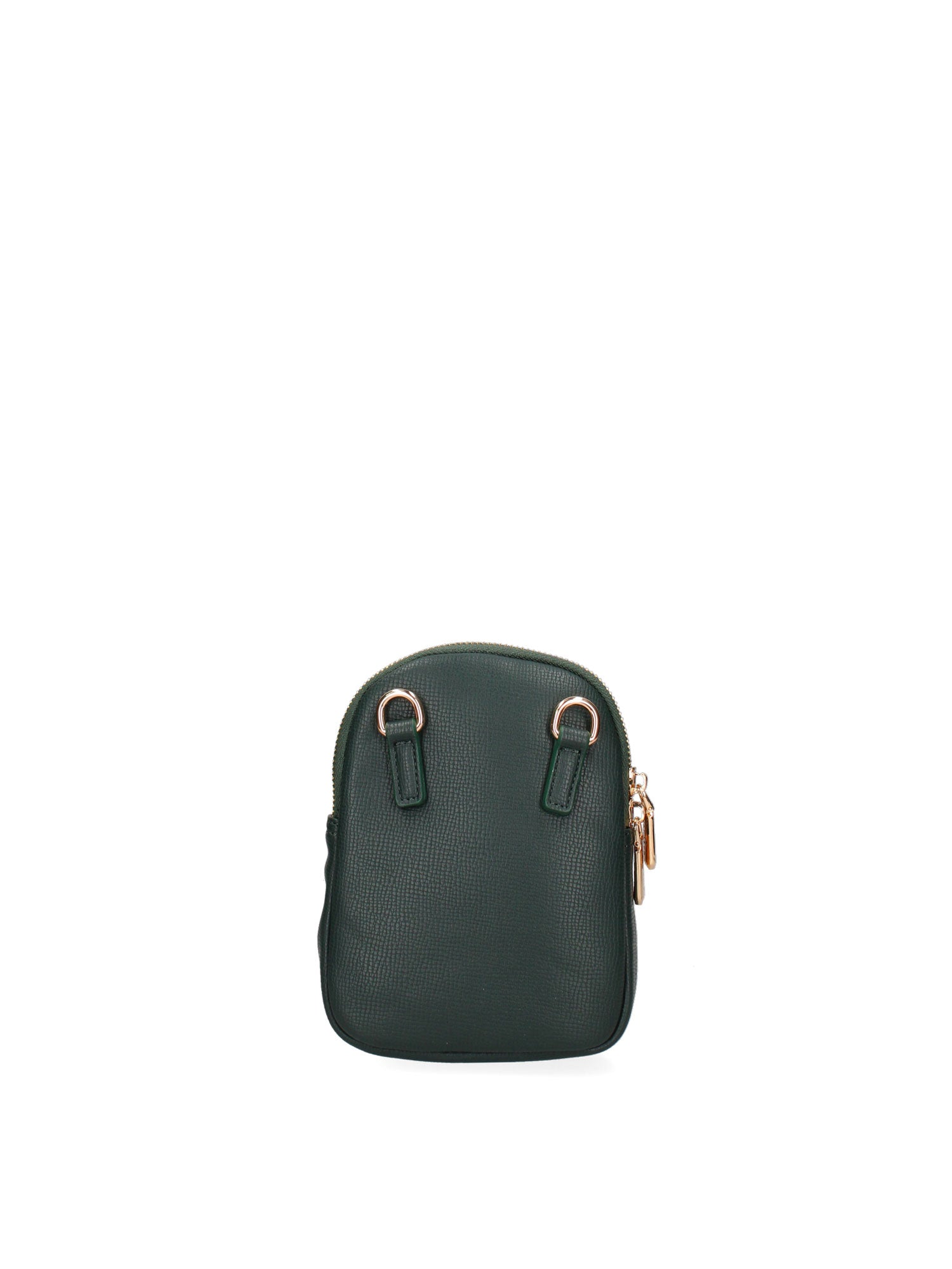Borsa a tracolla donna Ecopelle e zip 601-1-GREEN Diana&co